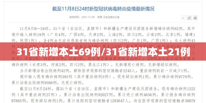 31省新增本土69例/31省新增本土21例 31省新增本土69例/31省新增本土21例