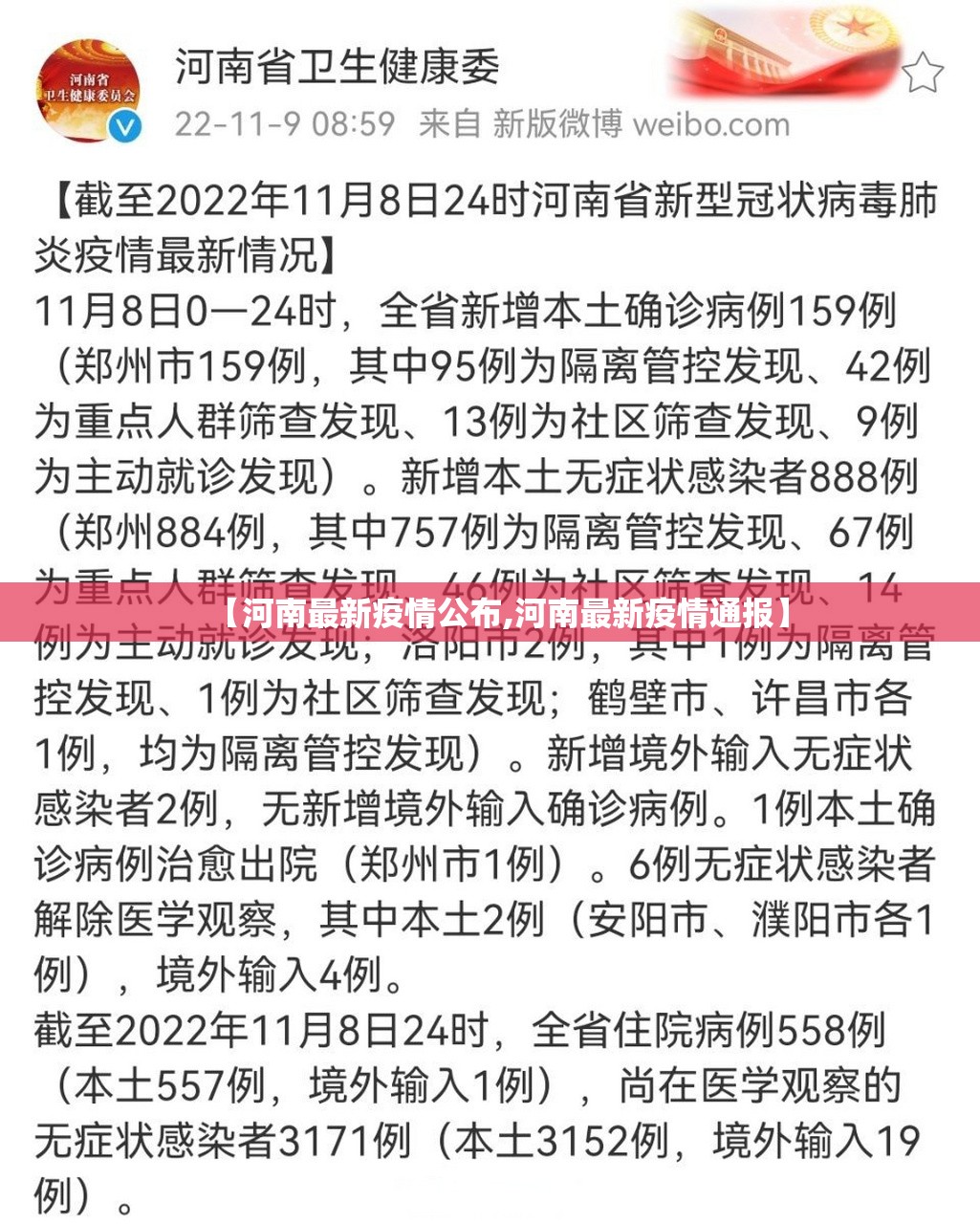 【河南最新疫情公布,河南最新疫情通报】