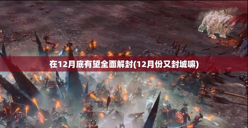 在12月底有望全面解封(12月份又封城嘛) 在12月底有望全面解封(12月份又封城嘛)