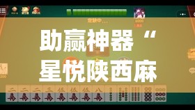 助赢神器“星悦陕西麻将有挂吗”开挂(透视)最新辅助详细