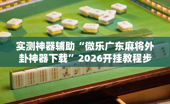 实测神器辅助“微乐广东麻将外卦神器下载”2026开挂教程步骤
