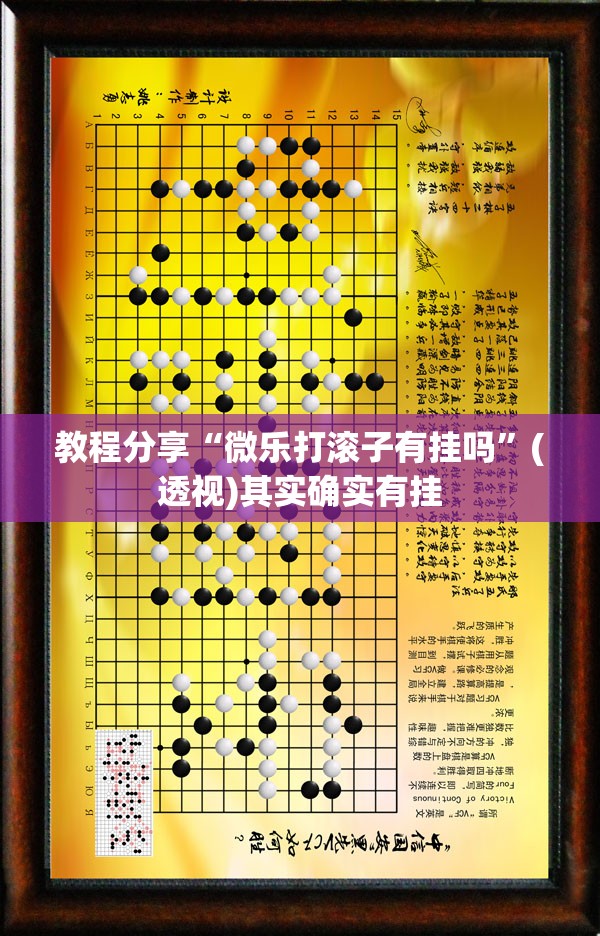 教程分享“微乐打滚子有挂吗”(透视)其实确实有挂
