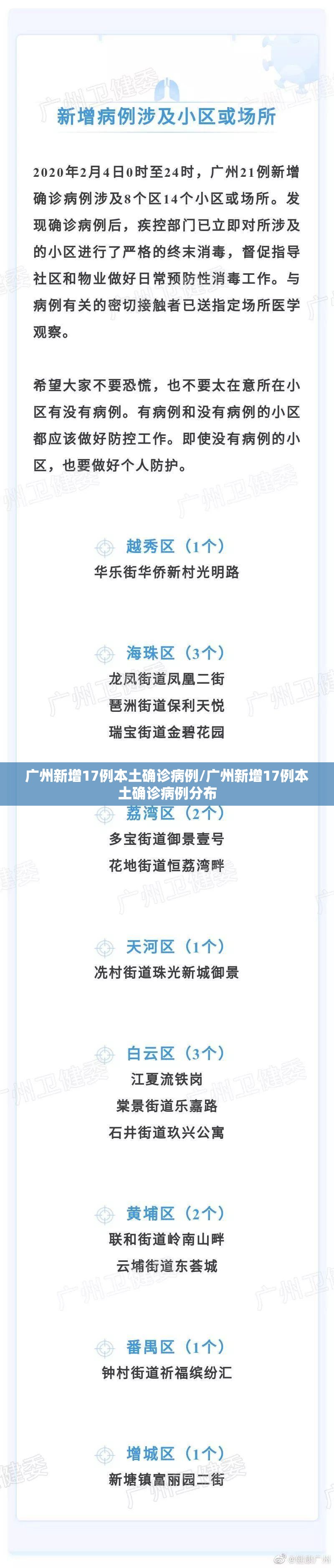广州新增17例本土确诊病例/广州新增17例本土确诊病例分布 广州新增17例本土确诊病例/广州新增17例本土确诊病例分布