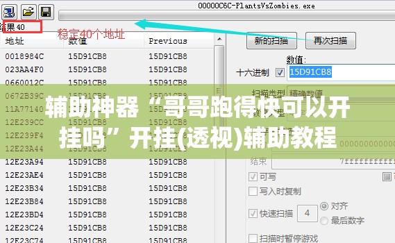 辅助神器“哥哥跑得快可以开挂吗”开挂(透视)辅助教程