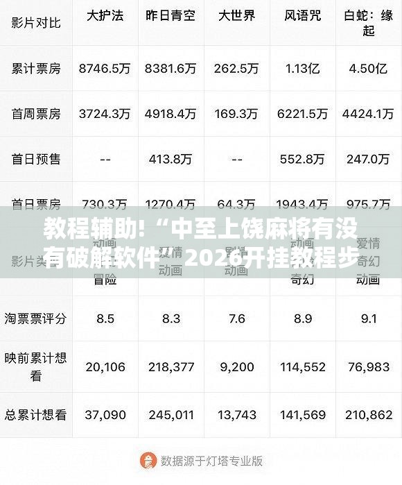 教程辅助!“中至上饶麻将有没有破解软件”2026开挂教程步骤