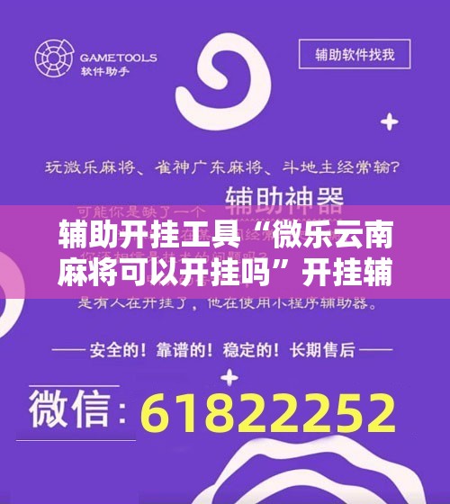 辅助开挂工具“微乐云南麻将可以开挂吗”开挂辅助脚本+详细开挂安装教程