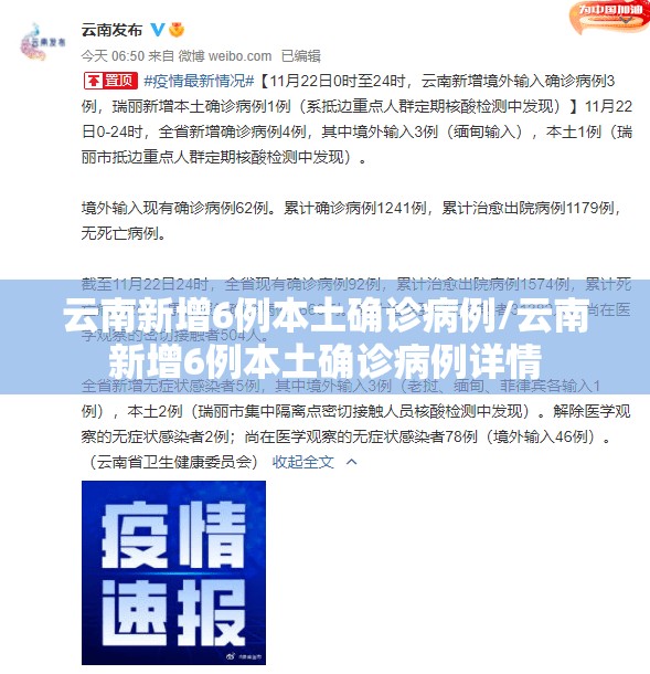 云南新增6例本土确诊病例/云南新增6例本土确诊病例详情 云南新增6例本土确诊病例/云南新增6例本土确诊病例详情