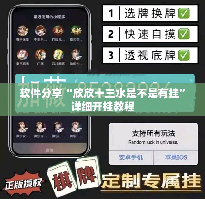 软件分享“欣欣十三水是不是有挂”详细开挂教程