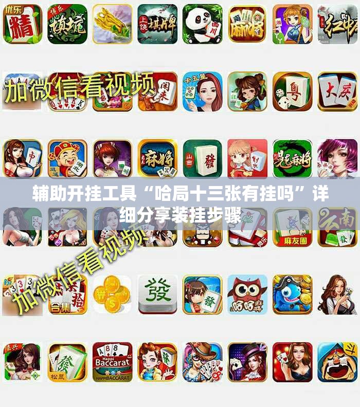 辅助开挂工具“哈局十三张有挂吗	”详细分享装挂步骤