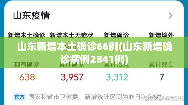 山东新增本土确诊66例(山东新增确诊病例2841例)