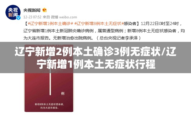 辽宁新增2例本土确诊3例无症状/辽宁新增1例本土无症状行程