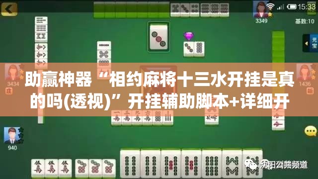 助赢神器“相约麻将十三水开挂是真的吗(透视)”开挂辅助脚本+详细开挂安装教程