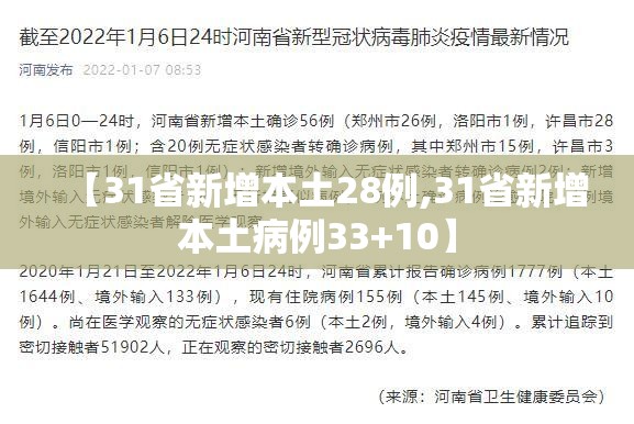 【31省新增本土28例,31省新增本土病例33+10】 【31省新增本土28例,31省新增本土病例33+10】