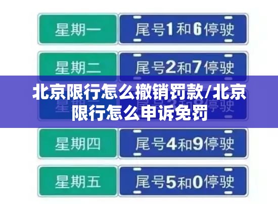 北京限行怎么撤销罚款/北京限行怎么申诉免罚 北京限行怎么撤销罚款/北京限行怎么申诉免罚