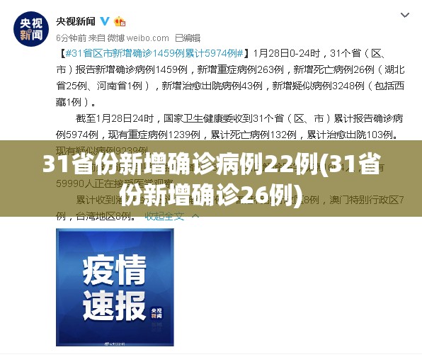 31省份新增确诊病例22例(31省份新增确诊26例) 31省份新增确诊病例22例(31省份新增确诊26例)