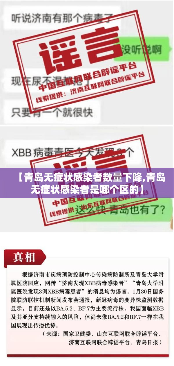 【青岛无症状感染者数量下降,青岛无症状感染者是哪个区的】 【青岛无症状感染者数量下降,青岛无症状感染者是哪个区的】