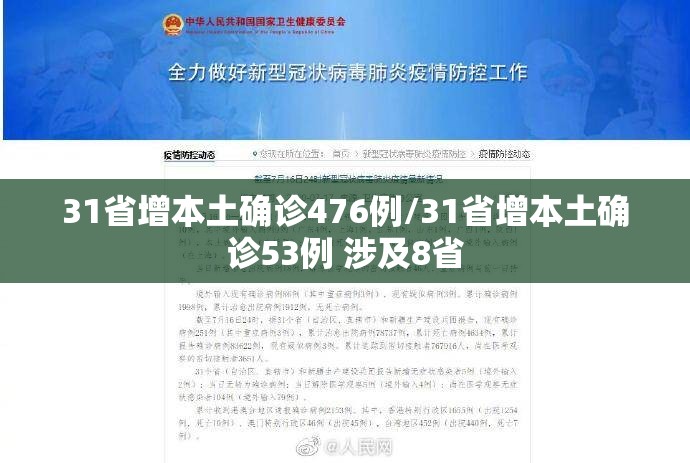 31省增本土确诊476例/31省增本土确诊53例 涉及8省 31省增本土确诊476例/31省增本土确诊53例 涉及8省