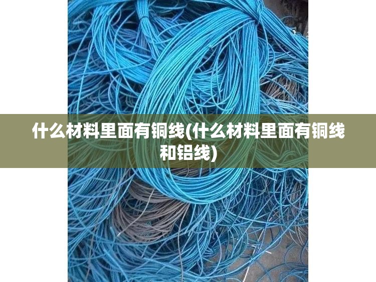 什么材料里面有铜线(什么材料里面有铜线和铝线)
