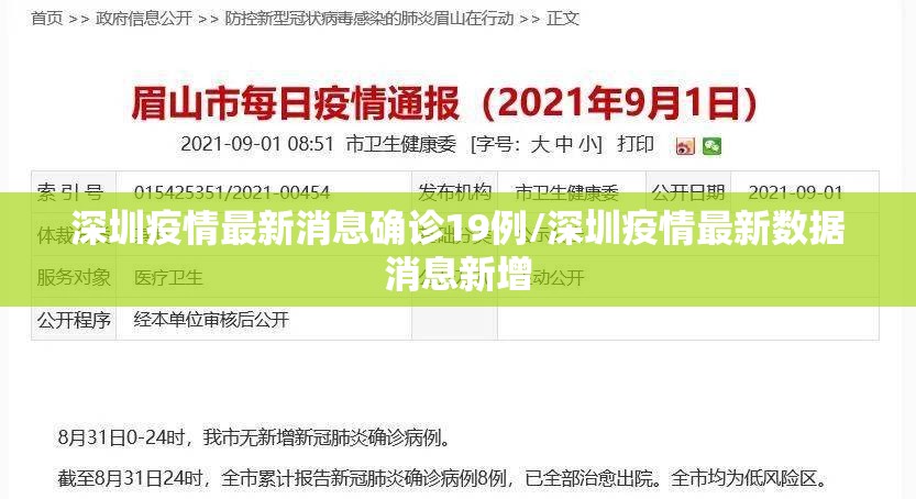 深圳疫情最新消息确诊19例/深圳疫情最新数据消息新增 深圳疫情最新消息确诊19例/深圳疫情最新数据消息新增
