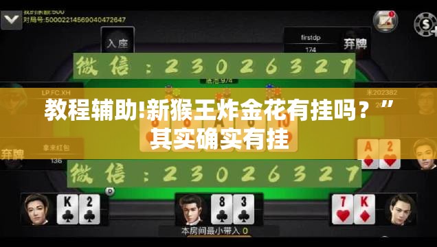 教程辅助!新猴王炸金花有挂吗？”其实确实有挂