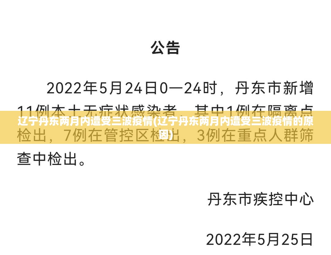 辽宁丹东两月内遭受三波疫情(辽宁丹东两月内遭受三波疫情的原因) 辽宁丹东两月内遭受三波疫情(辽宁丹东两月内遭受三波疫情的原因)