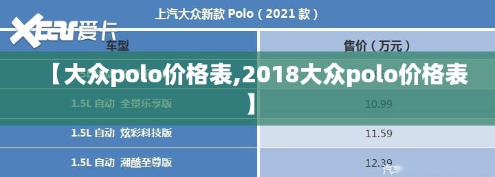 【大众polo价格表,2018大众polo价格表】 【大众polo价格表,2018大众polo价格表】