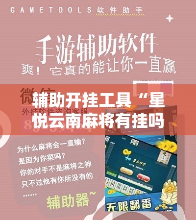 辅助开挂工具“星悦云南麻将有挂吗”详细分享装挂步骤
