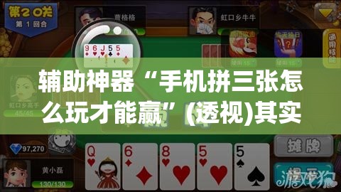 辅助神器“手机拼三张怎么玩才能赢”(透视)其实确实有挂