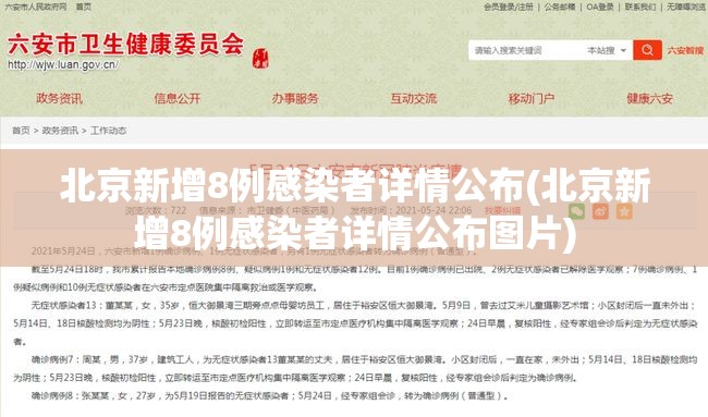 北京新增8例感染者详情公布(北京新增8例感染者详情公布图片) 北京新增8例感染者详情公布(北京新增8例感染者详情公布图片)