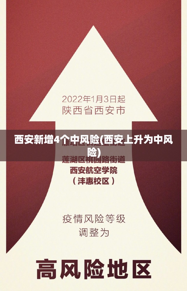 西安新增4个中风险(西安上升为中风险) 西安新增4个中风险(西安上升为中风险)