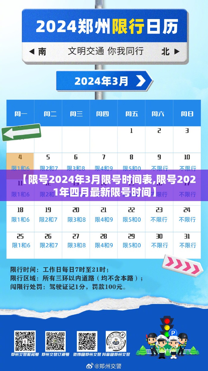【限号2024年3月限号时间表,限号2021年四月最新限号时间】