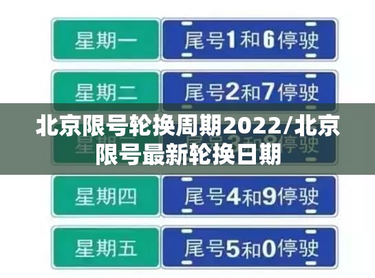 北京限号轮换周期2022/北京限号最新轮换日期 北京限号轮换周期2022/北京限号最新轮换日期