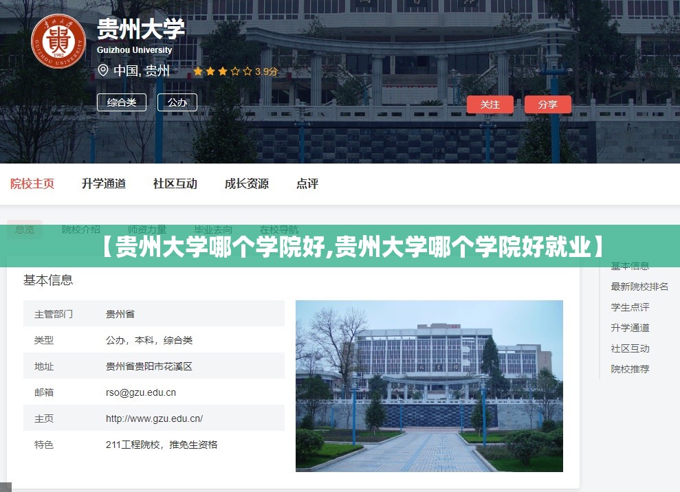 【贵州大学哪个学院好,贵州大学哪个学院好就业】 【贵州大学哪个学院好,贵州大学哪个学院好就业】