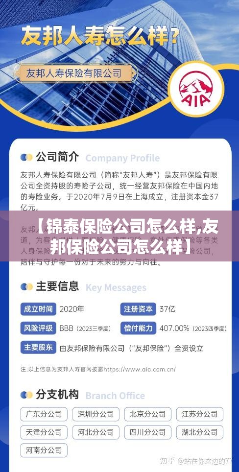 【锦泰保险公司怎么样,友邦保险公司怎么样】
