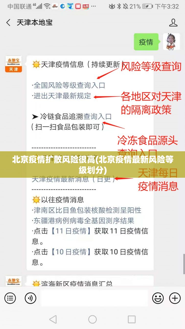 北京疫情扩散风险很高(北京疫情最新风险等级划分) 北京疫情扩散风险很高(北京疫情最新风险等级划分)