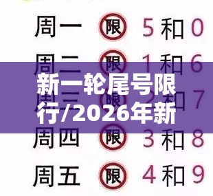 新一轮尾号限行/2026年新一轮尾号限行