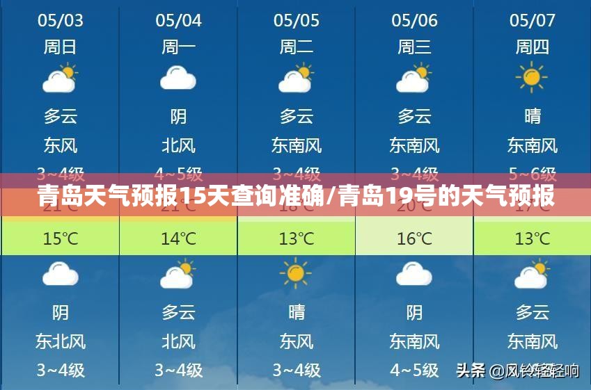 青岛天气预报15天查询准确/青岛19号的天气预报