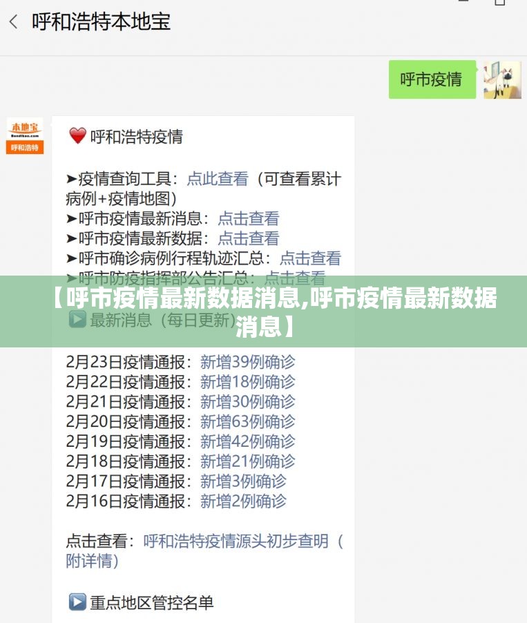 【呼市疫情最新数据消息,呼市疫情最新数据消息】 【呼市疫情最新数据消息,呼市疫情最新数据消息】