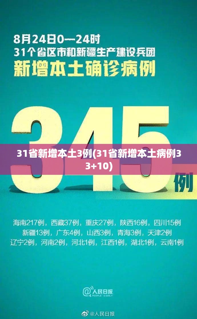 31省新增本土3例(31省新增本土病例33+10)