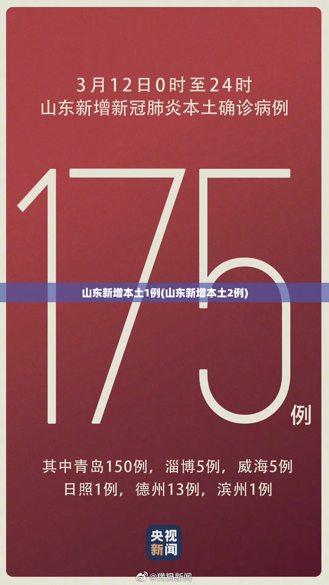 山东新增本土1例(山东新增本土2例)