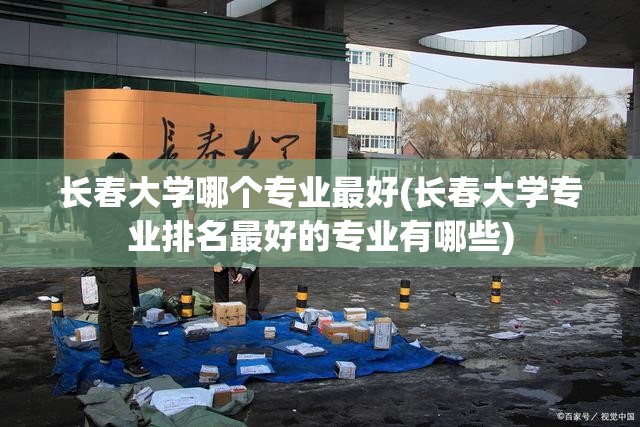 长春大学哪个专业最好(长春大学专业排名最好的专业有哪些)