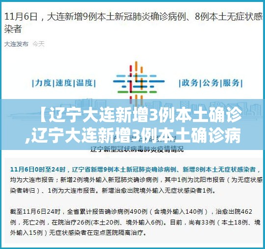 【辽宁大连新增3例本土确诊,辽宁大连新增3例本土确诊病例】 【辽宁大连新增3例本土确诊,辽宁大连新增3例本土确诊病例】