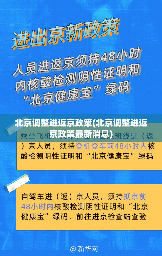 北京调整进返京政策(北京调整进返京政策最新消息) 北京调整进返京政策(北京调整进返京政策最新消息)