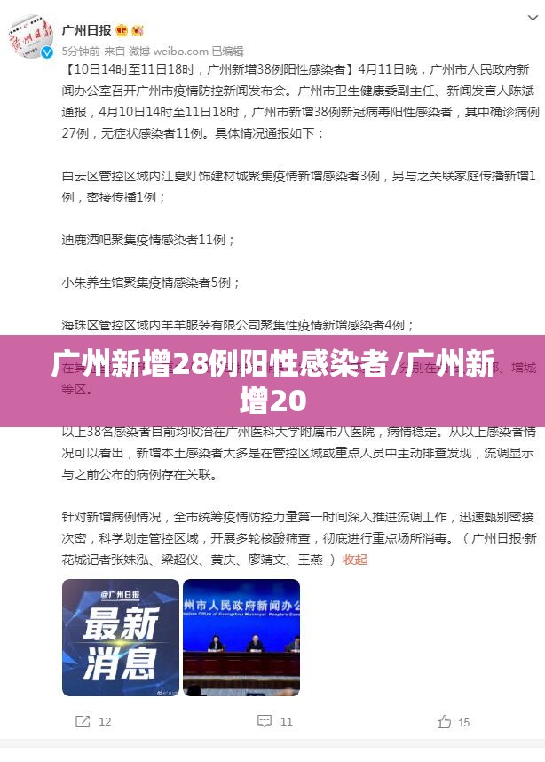 广州新增28例阳性感染者/广州新增20