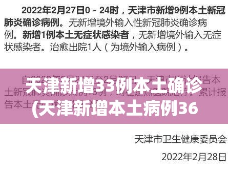 天津新增33例本土确诊(天津新增本土病例36例) 天津新增33例本土确诊(天津新增本土病例36例)