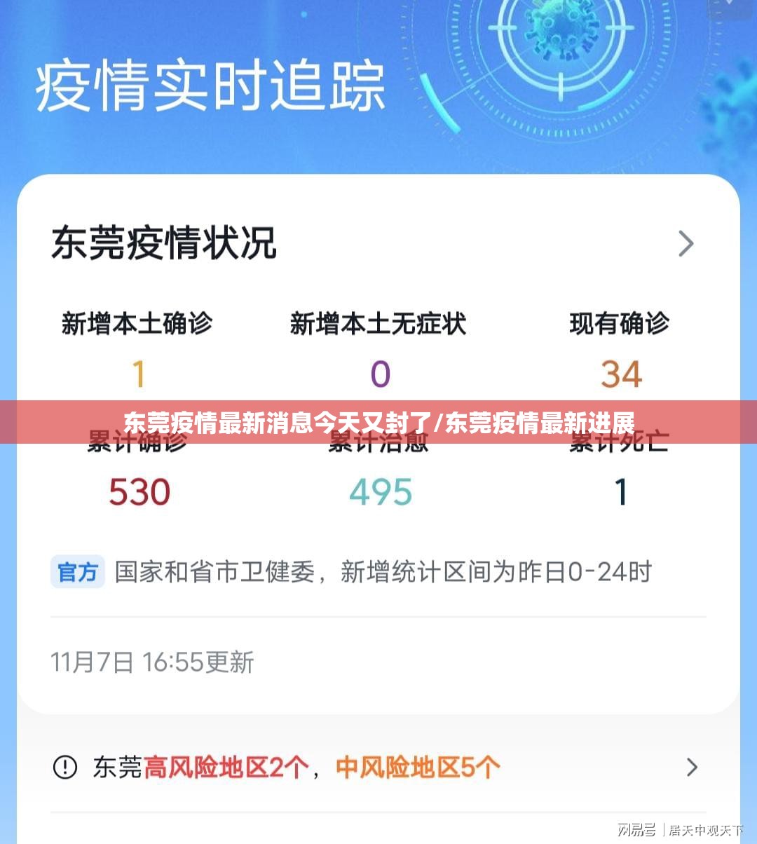 东莞疫情最新消息今天又封了/东莞疫情最新进展