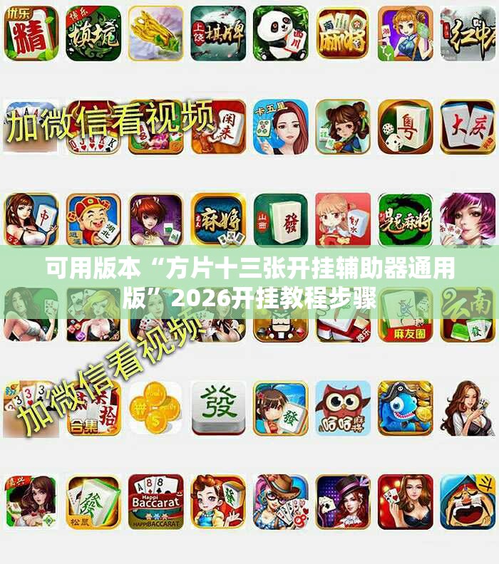 可用版本“方片十三张开挂辅助器通用版”2026开挂教程步骤