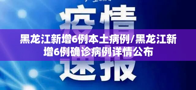 黑龙江新增6例本土病例/黑龙江新增6例确诊病例详情公布 黑龙江新增6例本土病例/黑龙江新增6例确诊病例详情公布