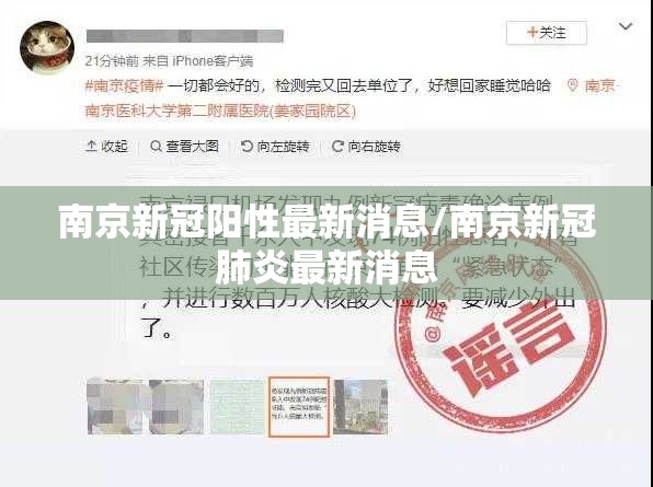 南京新冠阳性最新消息/南京新冠肺炎最新消息