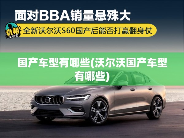 国产车型有哪些(沃尔沃国产车型有哪些) 国产车型有哪些(沃尔沃国产车型有哪些)
